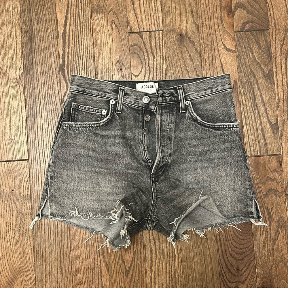 Agolde Dee shorts grey black